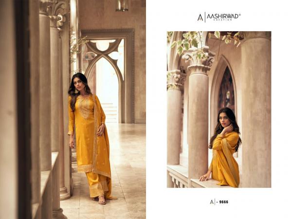 Aashirwad Gulkand Zeeya Designer Silk Exclusive Salwar Suit